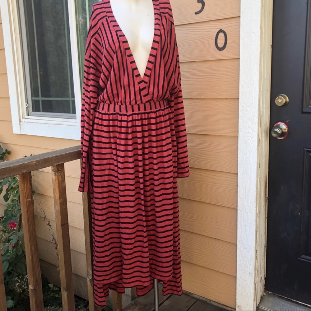 Free People Beach Striped Boho Dress for SALE! - Picture 3 of 6